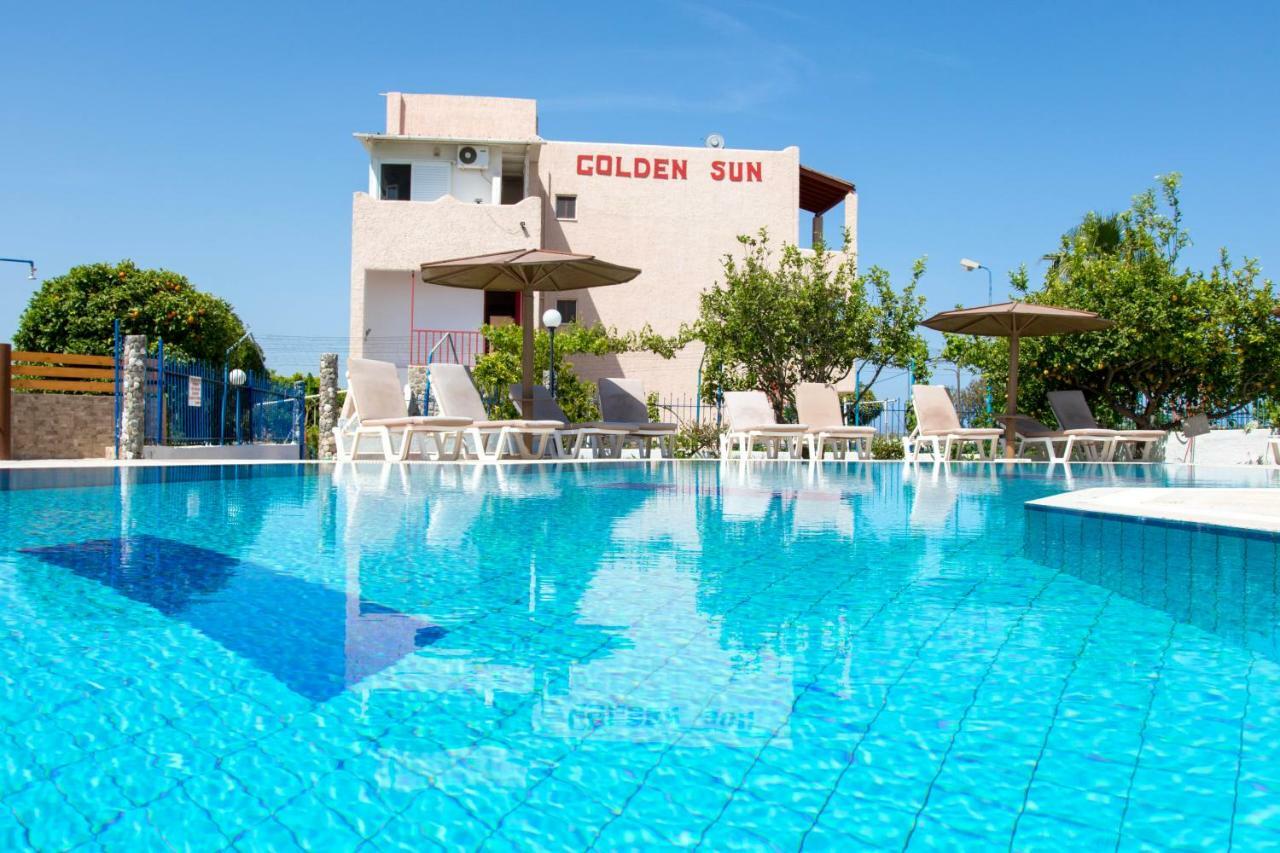 Golden Sun Aparthotel Tigkaki  Bagian luar foto